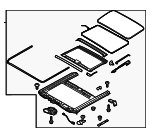 816001M0008O - Body: Sunroof Assembly for Kia Image