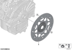 7119905307 - Engine: Hex Nut for BMW Image