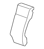 15899606 - Body: Seat Back Pad for Buick: Enclave | Chevrolet: Traverse | GMC: Acadia | Saturn: Outlook Image