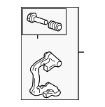 8E0615425B - Brakes: Caliper Mount for Audi: A4, A4 Quattro, S4 Image