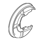 4F0615611 - Brakes: Splash Shield for Audi: A4, A4 Quattro, A6, A6 Quattro, RS4, S4, S6 Image