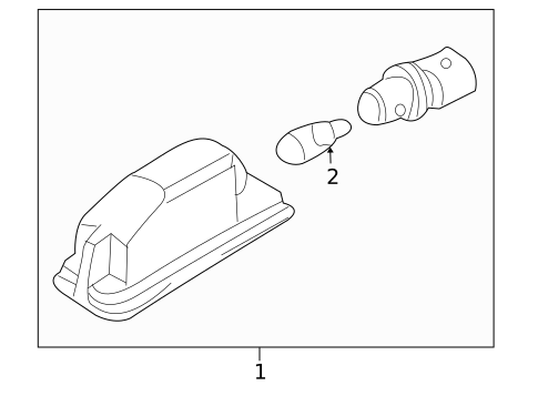 License Lamps for 2010 Volkswagen GTI #0