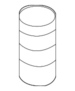 81738A7000 - Body: Trunk Lid Bumper for Kia: Forte, Forte Koup Image