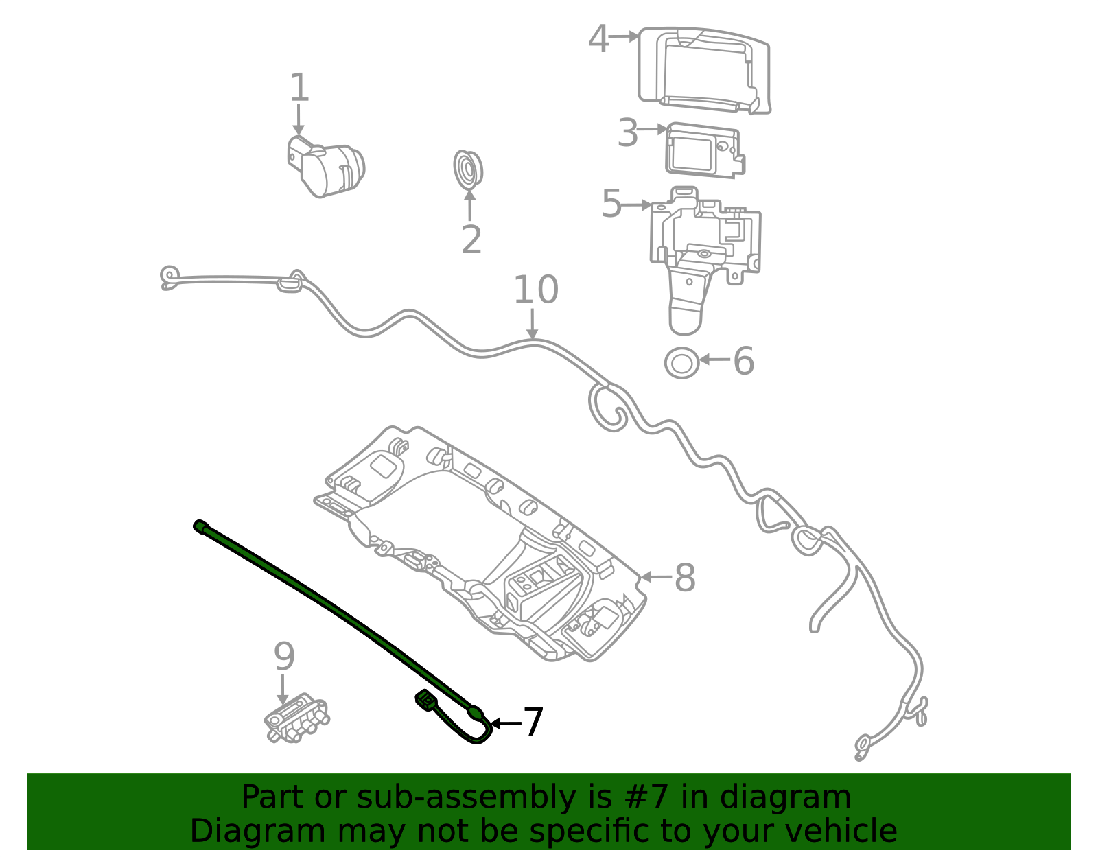 Genuine OEM Sensor | 213-905-24-03-64 | Fits Select 2018-2026 Mercedes ...