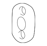 8135533010 - Body: Striker Shim for Hyundai: Accent, Elantra, Scoupe, Sonata, Tiburon, XG300, XG350 Image