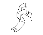 1K0611841F - Brakes: Brake Hose Bracket for Volkswagen: Beetle, Eos, Jetta Image