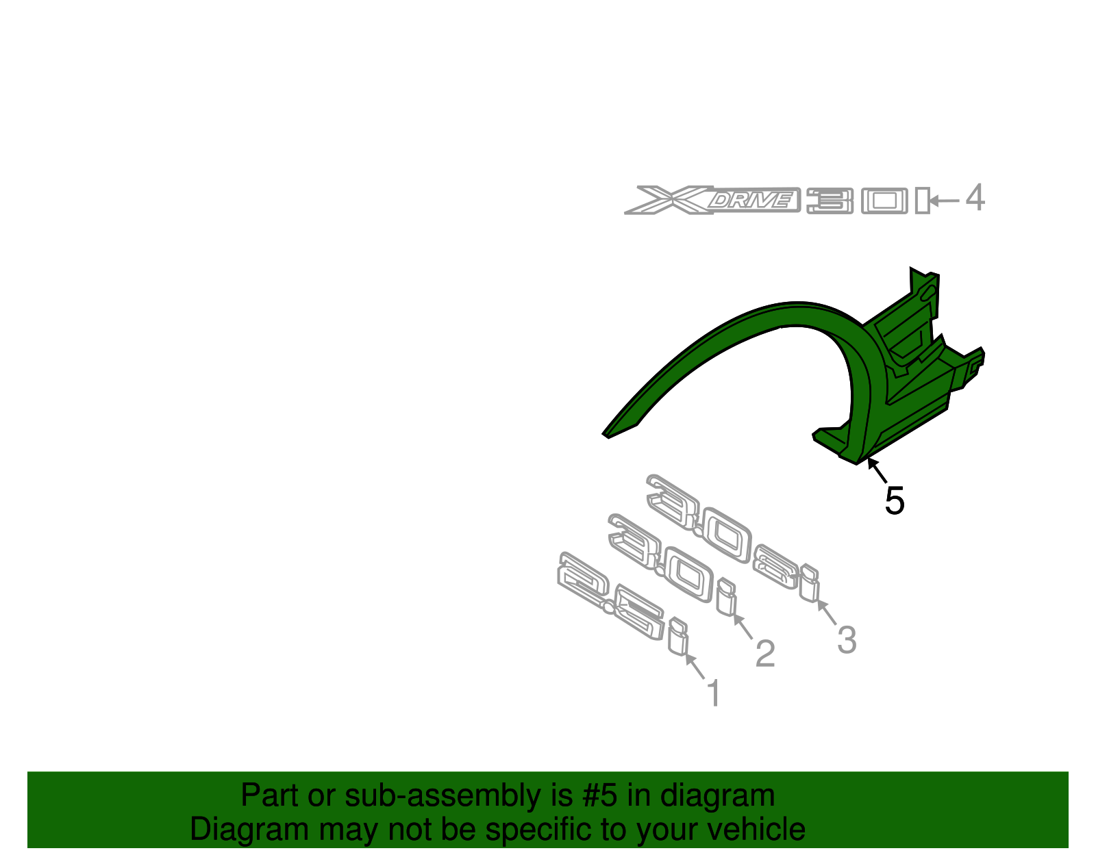 Wheel Flare - BMW (51713405817)