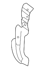 5215A148 - Body: Radiator Support Side Panel for Mitsubishi Image