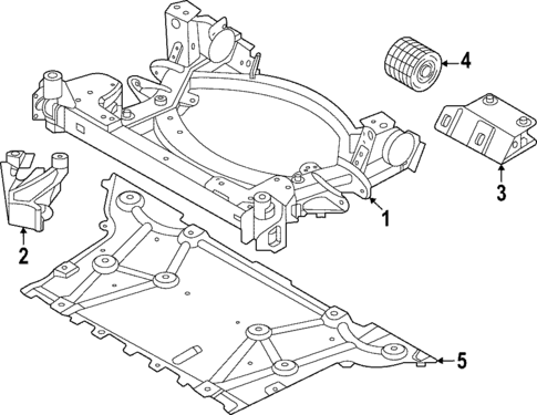 Suspension Mounting for 2024 BMW i4 #2
