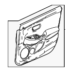 835003BHA11ZC - : Door Trim Panel for Acura Image