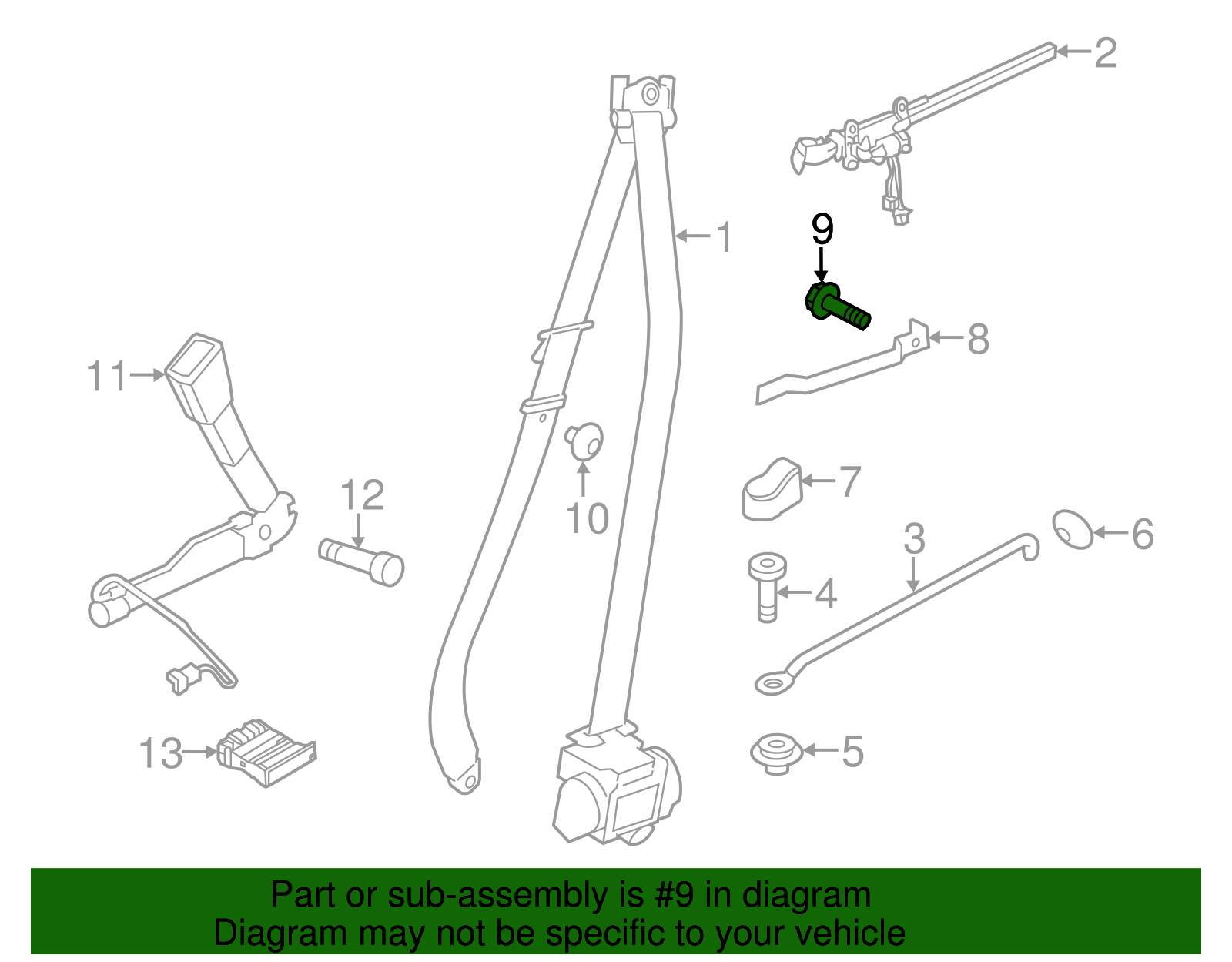Bow Screw - BMW (7119901339)
