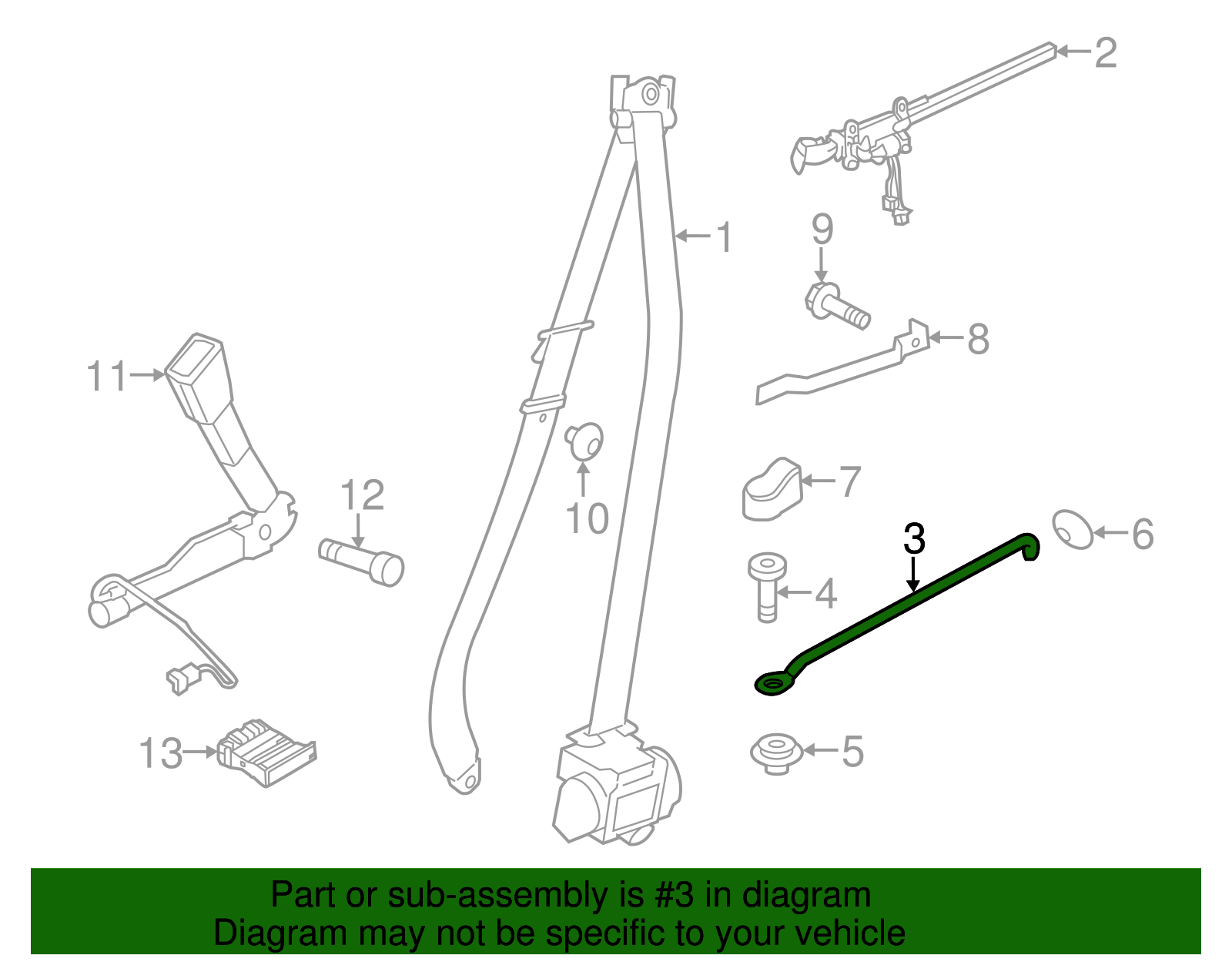 Lower Bracket - BMW (72-11-7-119-385)