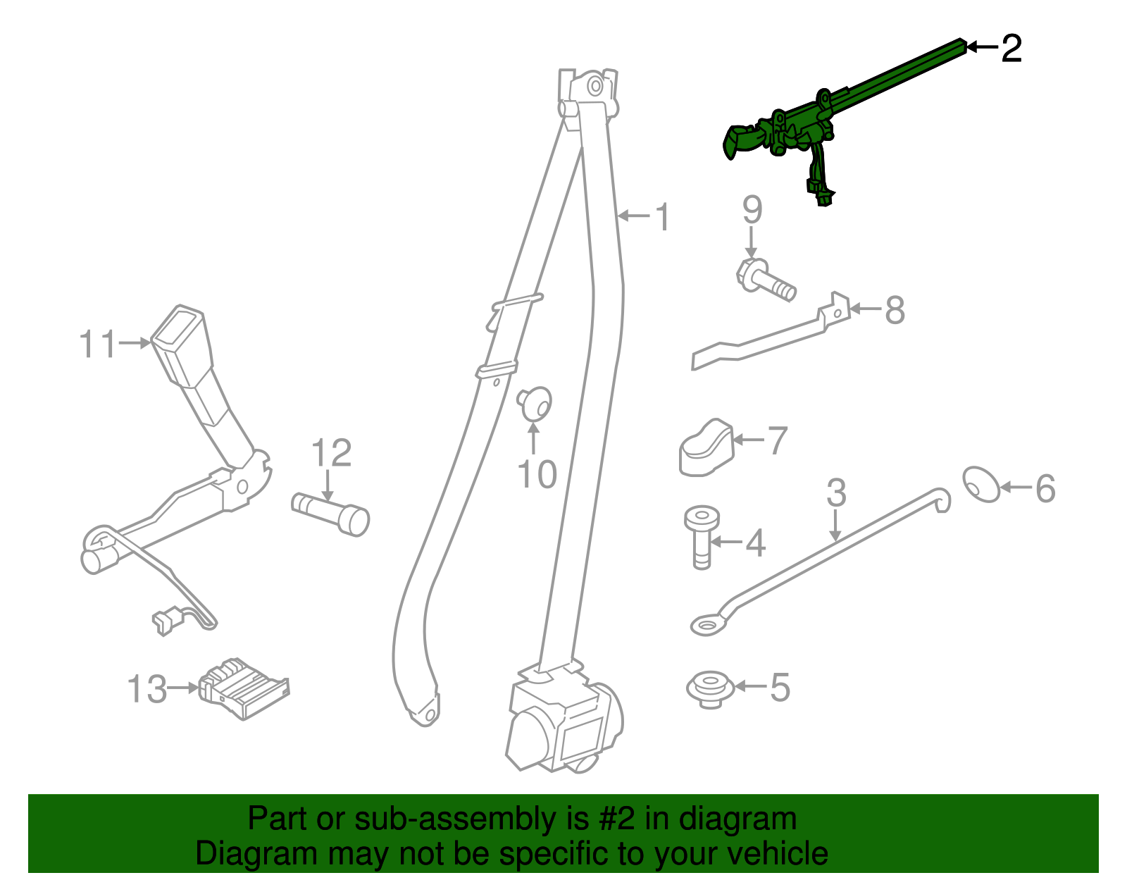 Belt Guide - BMW (72117334635)