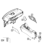 7RM25LXHAA - Interior Trim: Floor Console Panel for Mopar Image