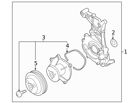 Water Pump for 2012 Porsche 911 #0