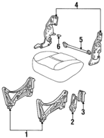 F88Z1661382BA - Body: Latch Assembly for Ford: Windstar Image