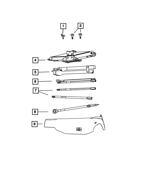 Jack Stowage for 2022 Ram 1500 Classic #0