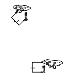 8H0871385 - Body: Lock for Audi Image