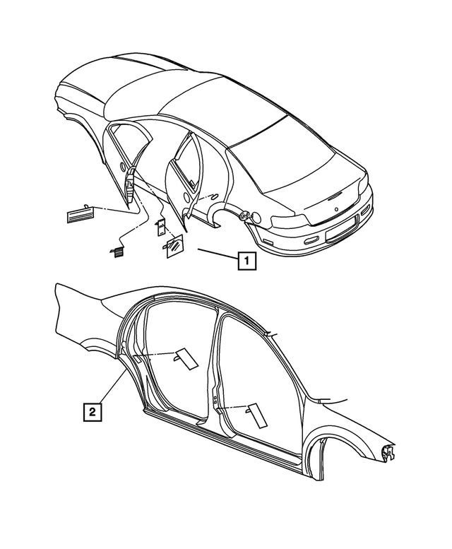 5056072AA - Labels: Child Protection Lock Label for Mopar Image image