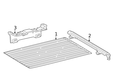 Floor - Pick UP Box for 2002 Toyota Tacoma #2