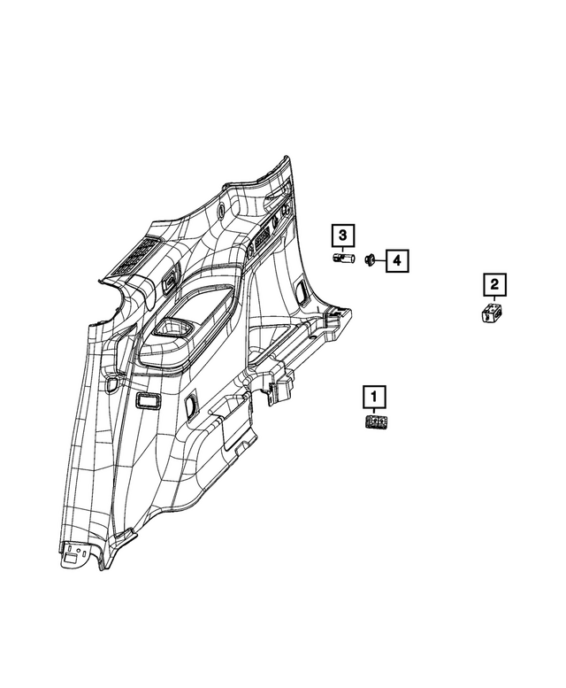 68428592AD - Electrical: Power Seat Switch for Mopar Image