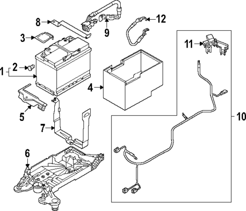 Battery for 2022 Volkswagen Golf R #0
