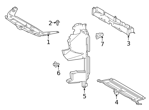 Splash Shields for 2022 Toyota Highlander #0