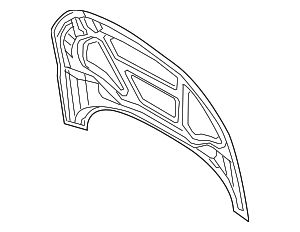 8S0823029B - Unclassified: Hood for Audi: TT Quattro, TT RS Quattro, TTS Quattro Image