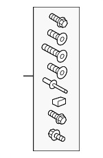 8S0098615 - Body: Hood Mount Kit for Audi: TT Quattro, TT RS Quattro, TTS Quattro Image