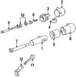 4188312 - Steering: Jacket Assembly for Mopar Image
