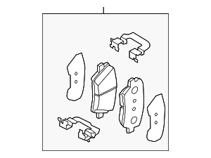 58101B2A20 - : Brake Pads Front for Kia: Soul Image