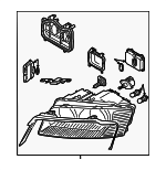 4E0941030BT - : Composite Headlamp for Audi Image