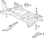 5WA199369A - Suspension: Engine Cradle for Volkswagen: Golf R, GTI Image