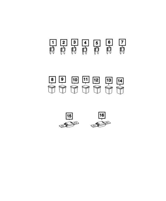 68377876AA - Electrical: M Case+ Fuse for Mopar Image