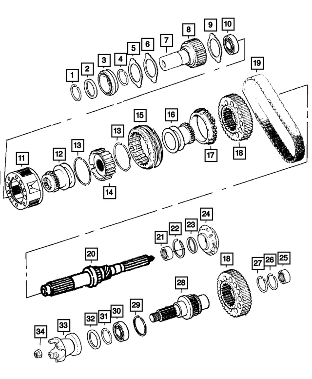 5086339AA - NVG273; Transfer Case: Transfer Case Oil Pump for Mopar Image image
