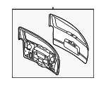 8890254400 - Body: Lift Gate for Isuzu Image
