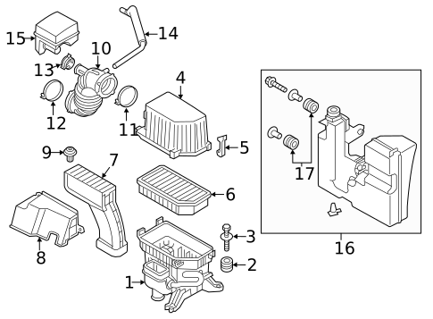 Air Intake for 2012 Kia Soul #0