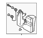 281902K600 - Engine: Lower Resonator for Kia: Soul Image