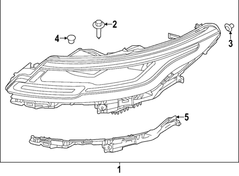 Headlamp Components for 2023 Land Rover Range Rover Evoque #0