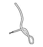 4717517AD - Body: Release Cable for Chrysler: Town &amp; Country, Voyager | Dodge: Caravan, Grand Caravan Image