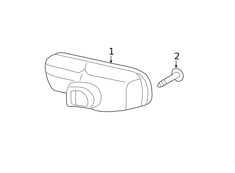 Backup Lamps for 2001 Chrysler PT Cruiser #0