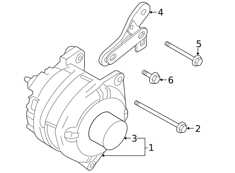 Alternator/Generator & Related Components for 2023 Nissan Z #0