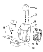 Headrest Sleeve, Locking