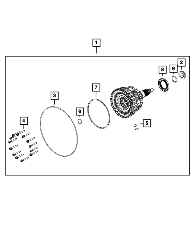 68676894AB - Transmission: Output Shaft Kit for Mopar Image