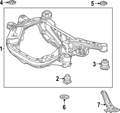 Suspension Mounting for 2023 Toyota bZ4X | OEM Parts Online