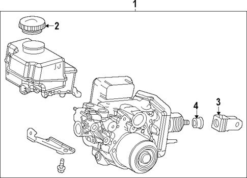 Master Cylinder - Components On Dash Panel for 2024 Toyota Crown #0
