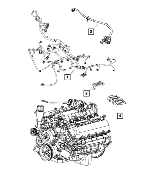 Wiring-Powertrain for 2011 Ram 2500 #0