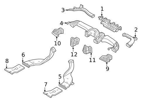 Ducts for 2020 Hyundai Elantra #1