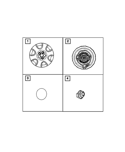 Wheel Covers and Center Caps for 2007 Chrysler PT Cruiser #0