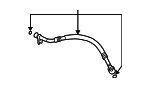 15222109 - HVAC: Upper Press Hose for GM Image
